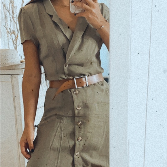 Olive dress - Picture 1 of 5